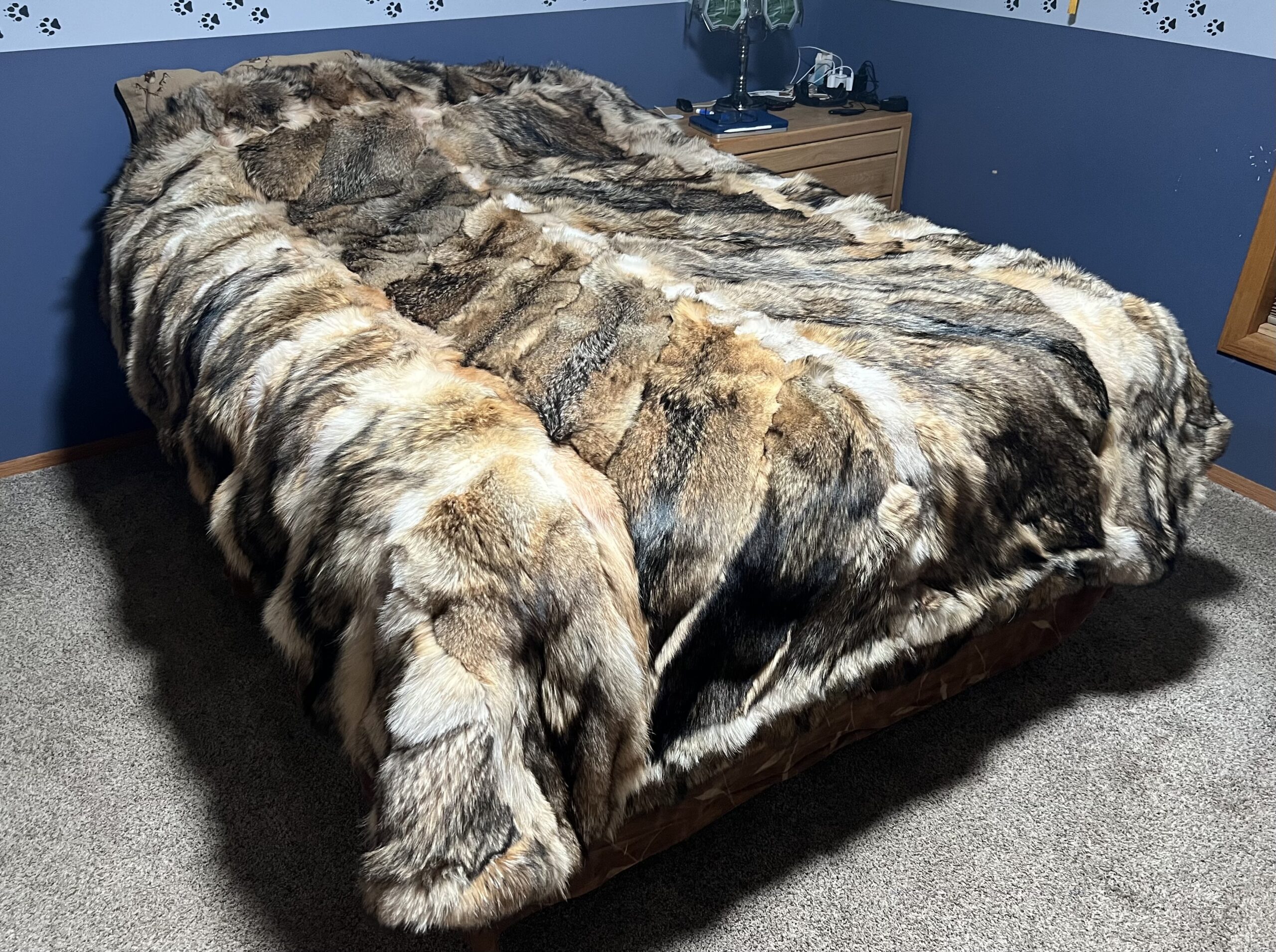 Coyote Fur Quilt - Made to Order
